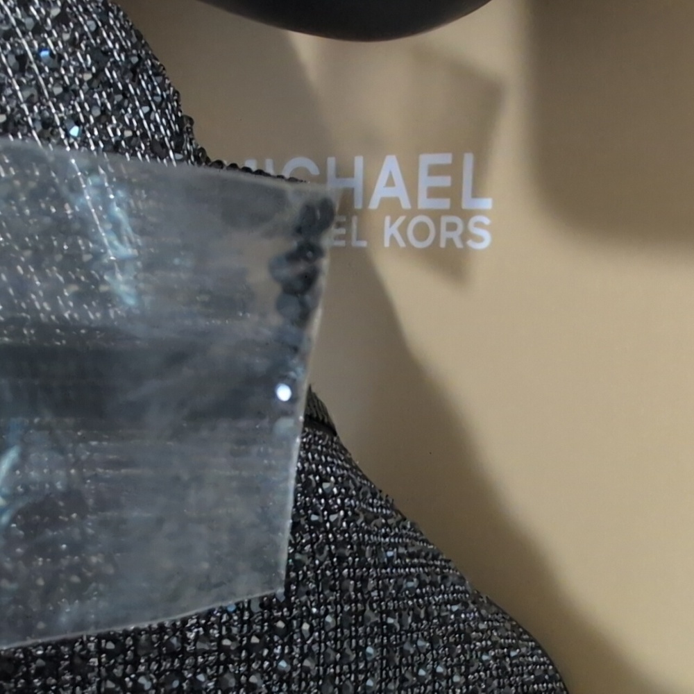 NWT Michael Kors Sparkling Katerina Silver Ankle Booties - Picture 9 of 14